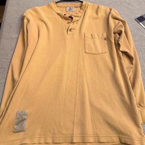 tyndale flame resistant fr mens medium cal 10 cat 2 sweatshirt pocket tan new